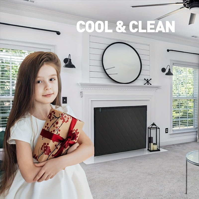 Magnetic Fireplace Blanket 41x29 Inches Draft Stopper Heat Retention