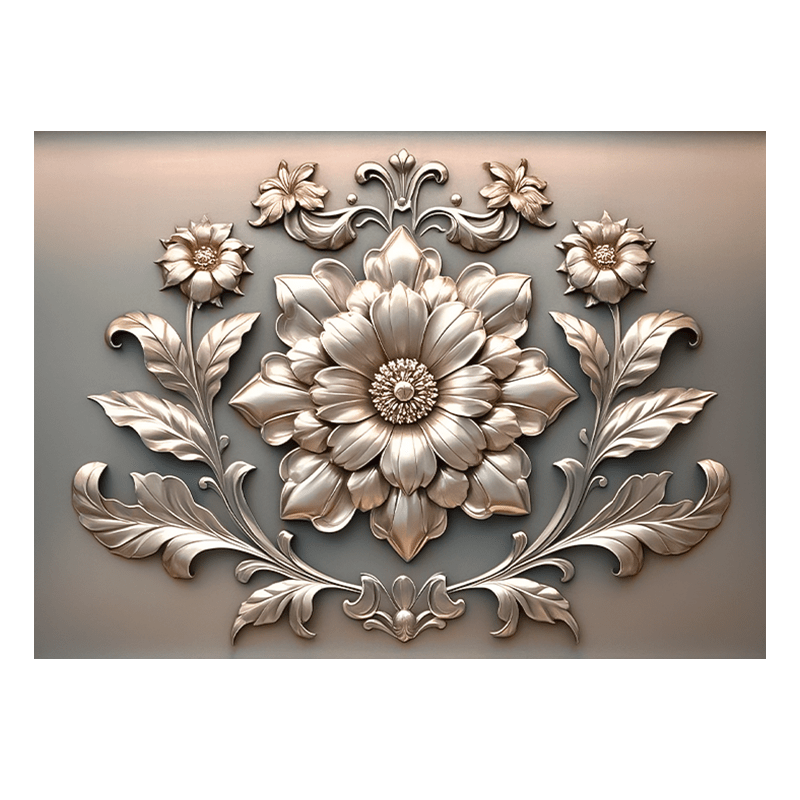 Yevropa yordamli peony gullari pechka qoplami, sirpanmaydigan rezina tagi, oshxona dekoratsiyasi