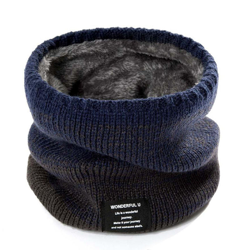 Men's Padded Double Layer Neck Cover for Autumn Winter Warmth and Gifting