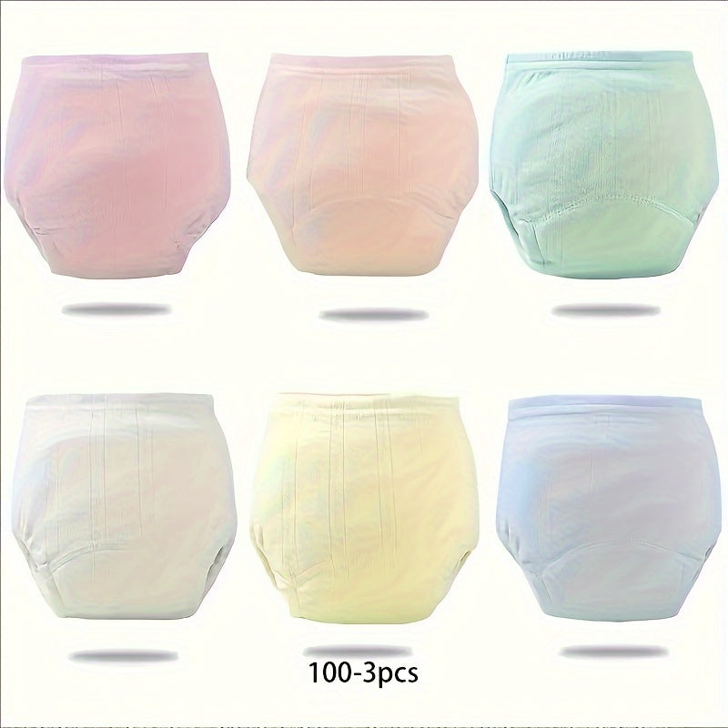 Bolalar uchun qayta ishlatiladigan paxta trening shimlar, bolalar kiyimlari, paxta hojatxonalari, 0-3 yoshdagi chaqaloqlar uchun