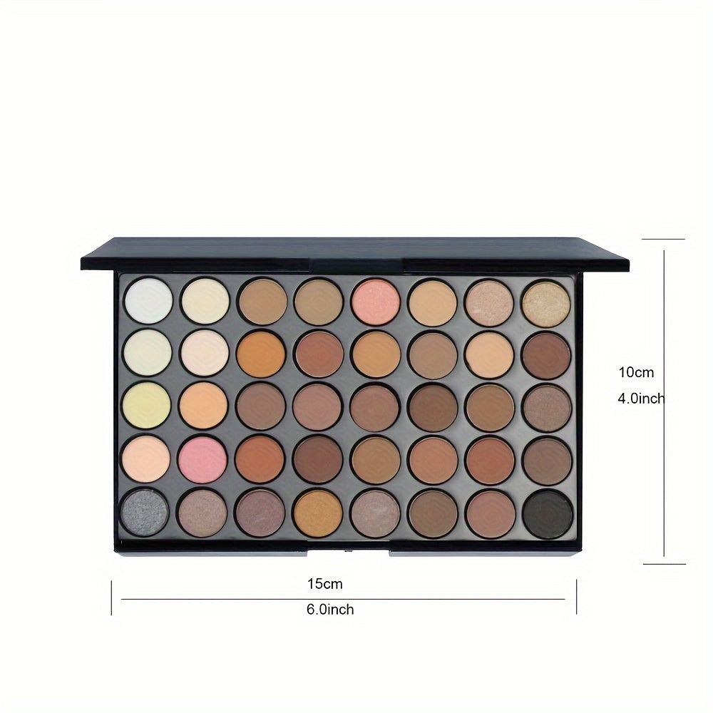 Women Eye Makeup Palette 40 Colors Matte Shimmer Glitter Metallic Eyeshadow