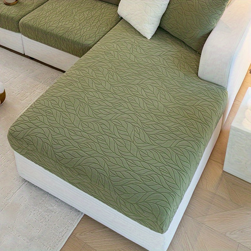 Чехол для дивана из жаккардовой ткани, растяжимый и стойкий к пятнам, универсальный размер для всех сезонов, нескользящий чехол для дивана для домашнего декора.