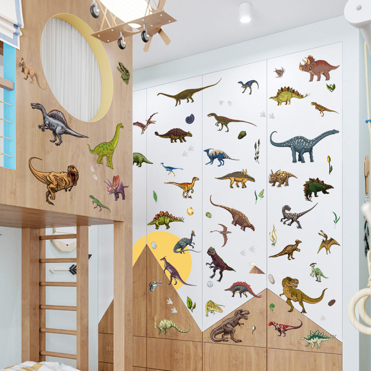Glow in the Dark Dinosaur Wall Stickers for Living Room Bedroom Decor