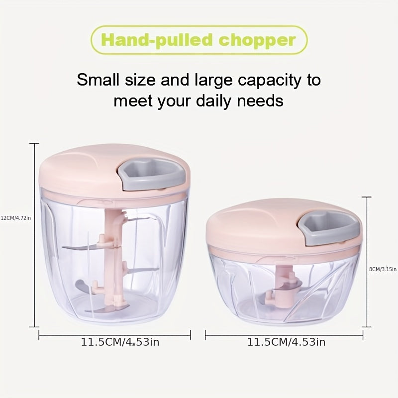 Qo‘l bilan ishlovchi sarimsoq maydalagich va sabzavot kesgich, bardoshli, oziq-ovqatga xavfsiz oshxona asbobi