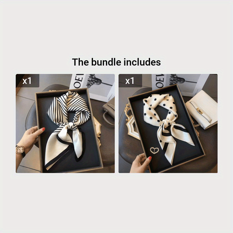 Square Scarf for Women 70cm Lightweight Breathable Neck Head Wrap Sun Wind Protection