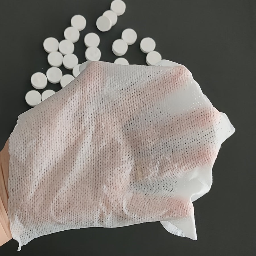 Compressed Towels Pack of 50 for Travel Camping Makeup Removal Facial Cleansing