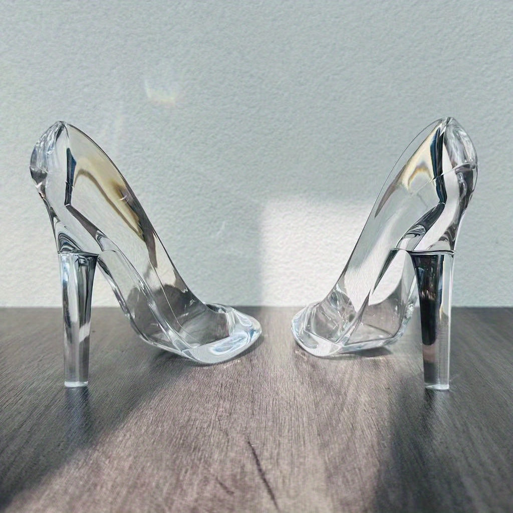 Women's Clear Acrylic High Heel Pumps for Wedding and Decor