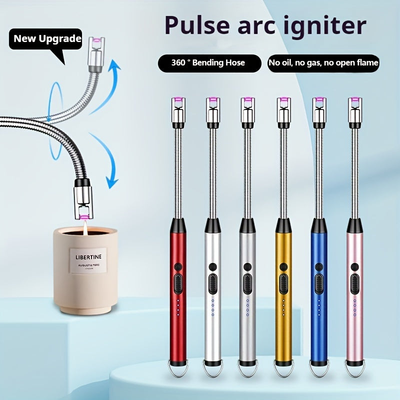 Universal USB qayta tiklanadigan pulsli yondirgich gaz plitalari uchun LED displey bilan