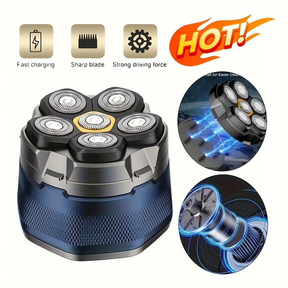 Electric Razor for Short Hair and Beard, Portable, Quick Charging, Ideal Gift