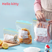 Self-Sealing Food Storage Bags Airtight Transparent Kitchen Organizer 1pc