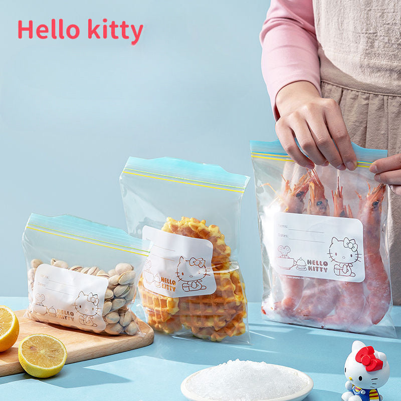 Self-Sealing Food Storage Bags Airtight Transparent Kitchen Organizer 1pc