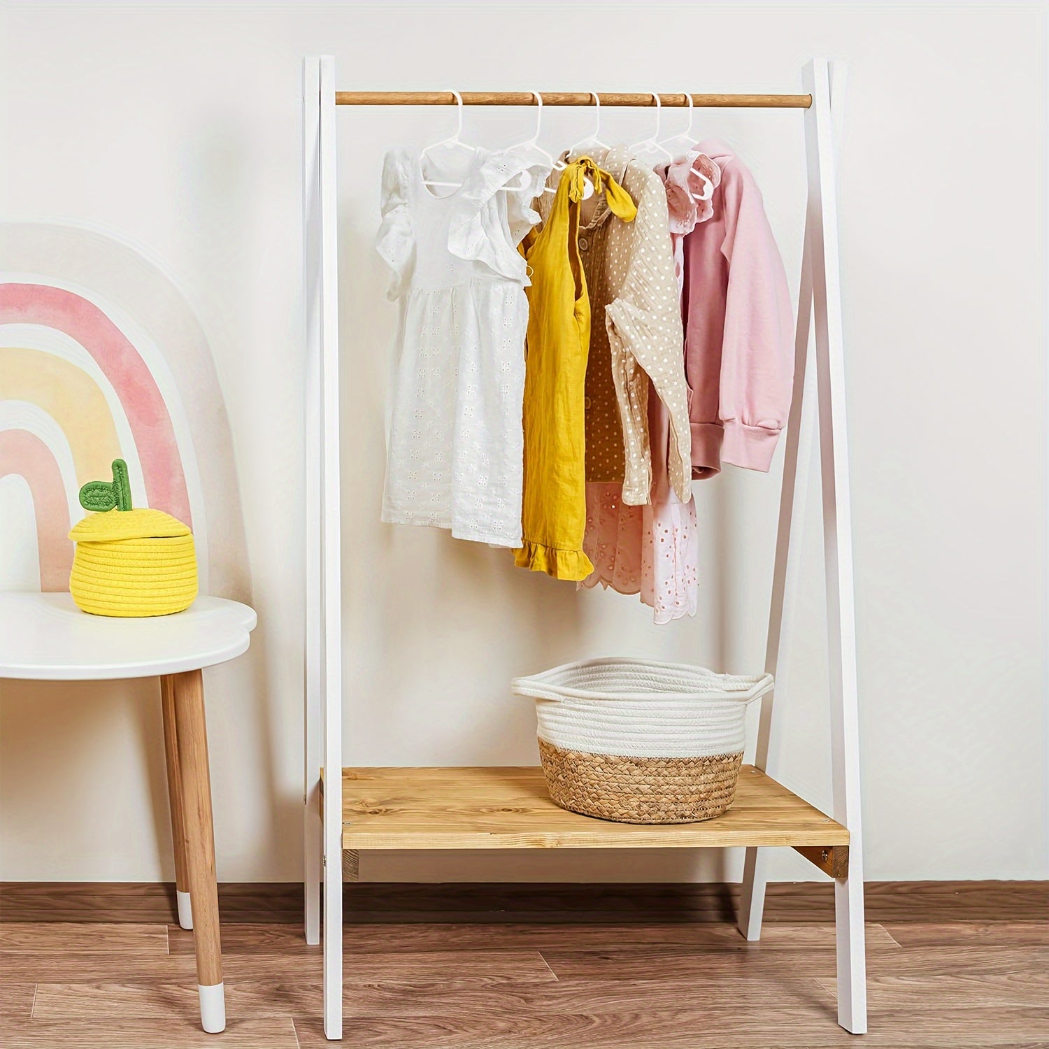 Baby Clothes Hangers 50 Pcs Durable Anti-Slip Plastic for Kids Closet Wardrobe Storage