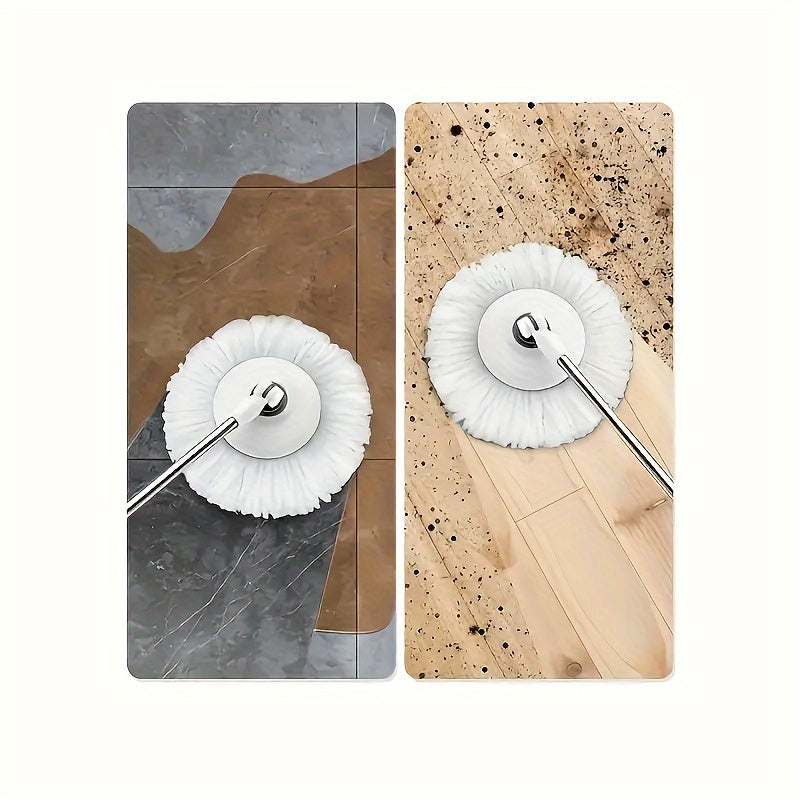 Ko'p funksiyali aylanuvchi mopu va chelak to'plami - Oshxona, hammom va tashqi joylarni qo'llarini ishlatmasdan tozalash uchun mukammal