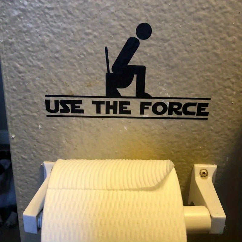 Bathroom Vinyl Decal Stickers for Toilets Door Wall Art