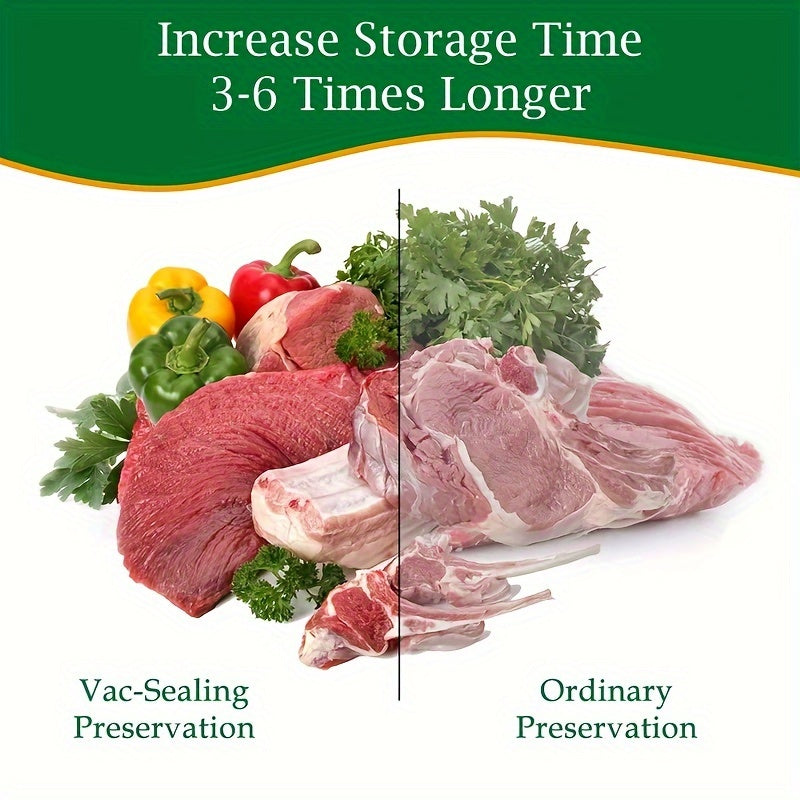 Bolsas de sellado al vacío para conservación de alimentos, aptas para carne y filete, seguras para sous vide