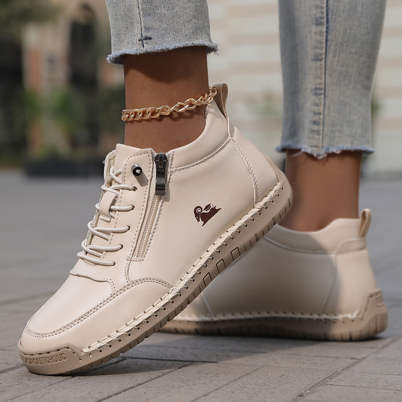 Zapatos casuales de mano para mujer con suela de goma para entrenamiento cruzado