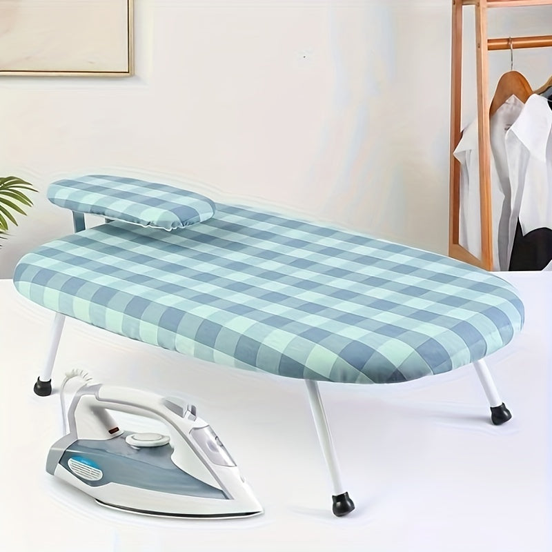Foldable Ironing Board with Heart and Geometric Design for Home and Office Use
