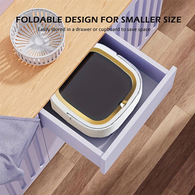 Portable Washing Machine with Dryer 11L Compact Square for RVs Apartments Camping Dorms