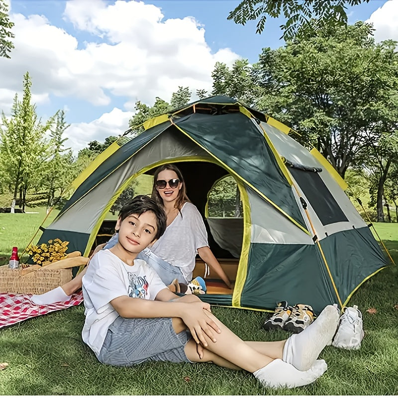 Automatic Camping Tent for 6 People Waterproof UV Protection Mosquito Proof Beach Park