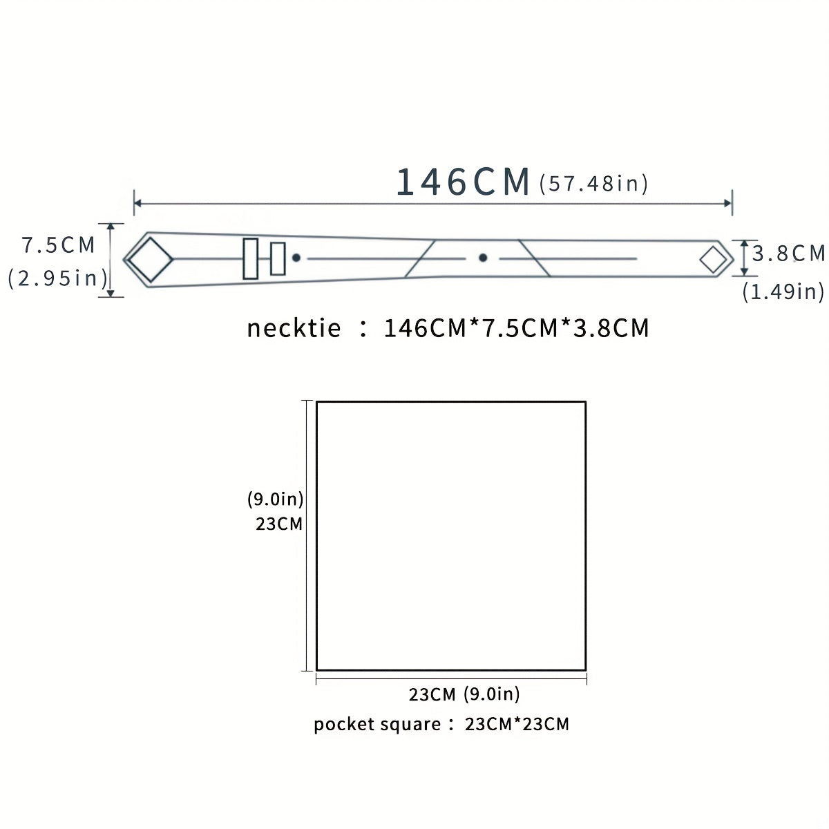 Men's Plaid Tie Set with Cufflinks and Handkerchief for Wedding and Formal Wear