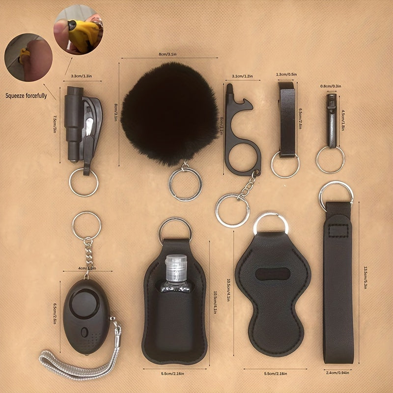 Women's Self-Defense Personal Safety Device in PU Leather