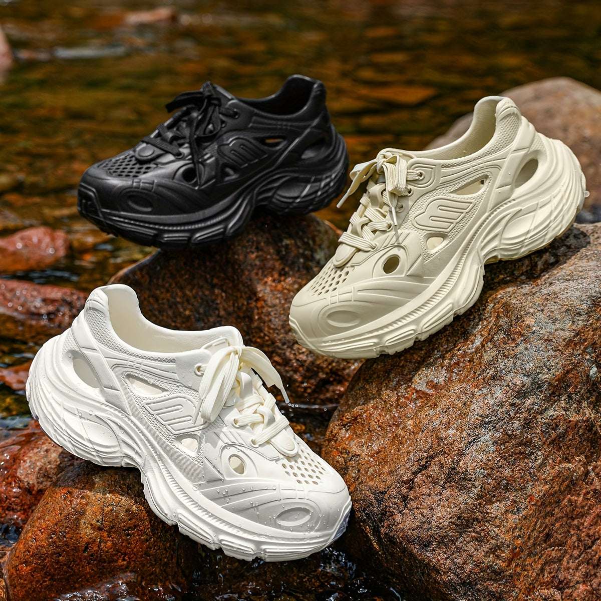 Women EVA Clog Shoes Breathable Indoor Outdoor Slip-On Casual Footwear