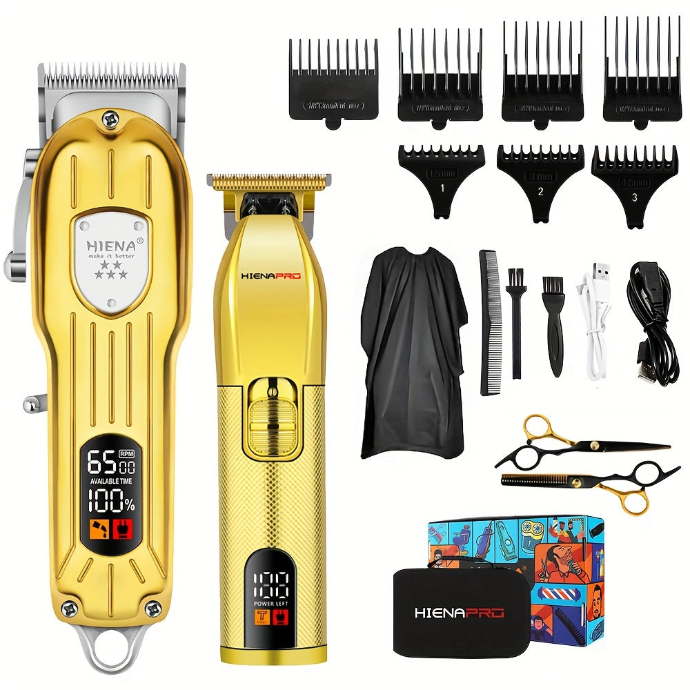 Professional Hair Beard Trimmer Set USB Rechargeable Lithium Battery Men's Grooming Gift