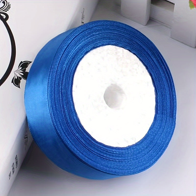 25 Yards Satin Ribbon for Headbands Gift Wrapping Crafts 2.5cm Wide