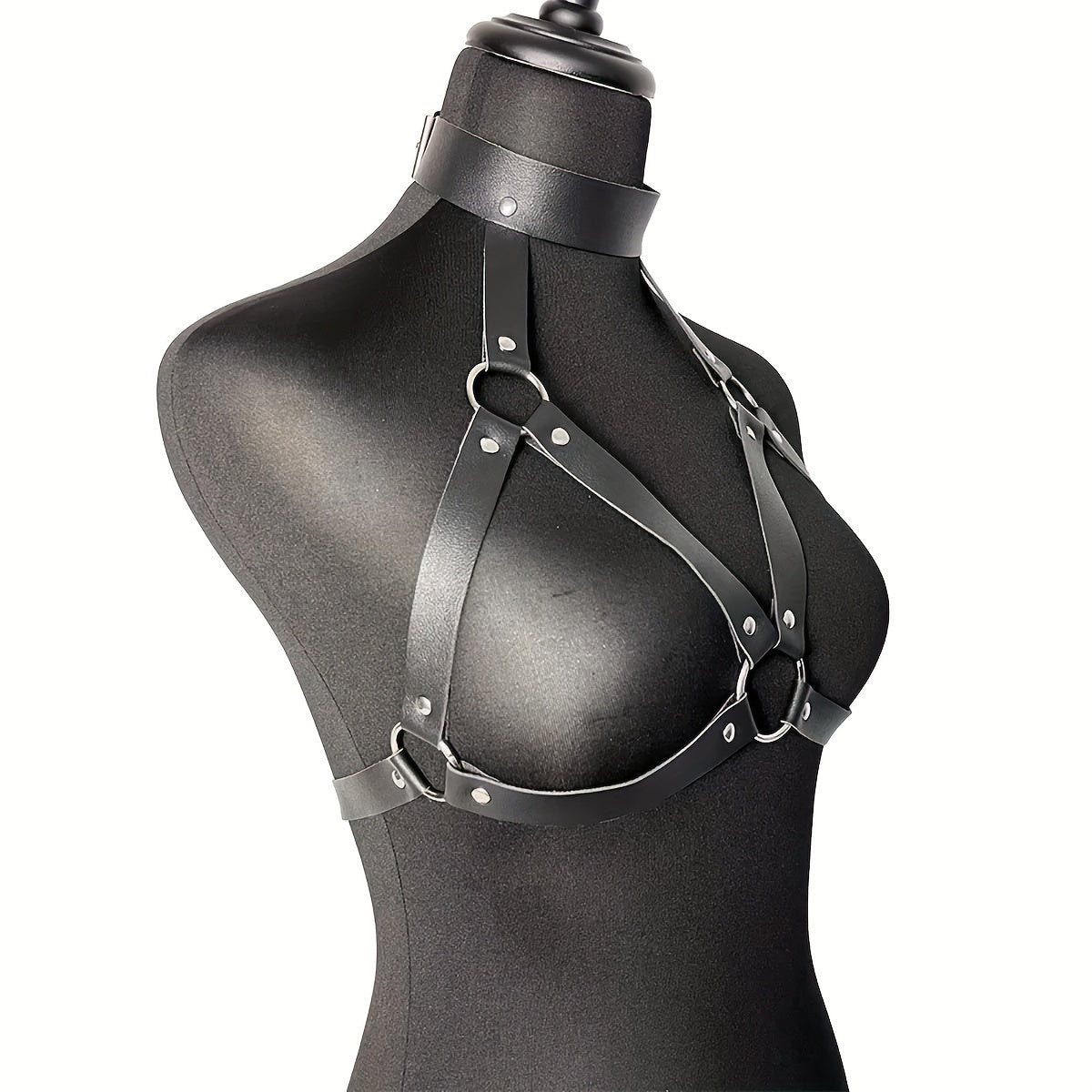 Women’s Adjustable PU Leather Waist Belt Harness