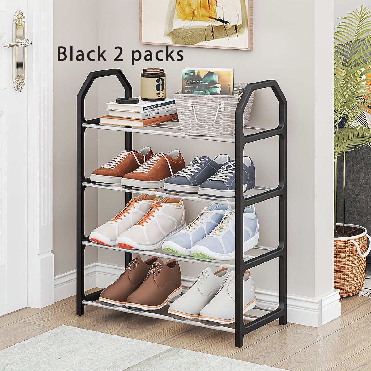 Multi-Layer Shoe Shelf Cabinet for Household and Rental Storage