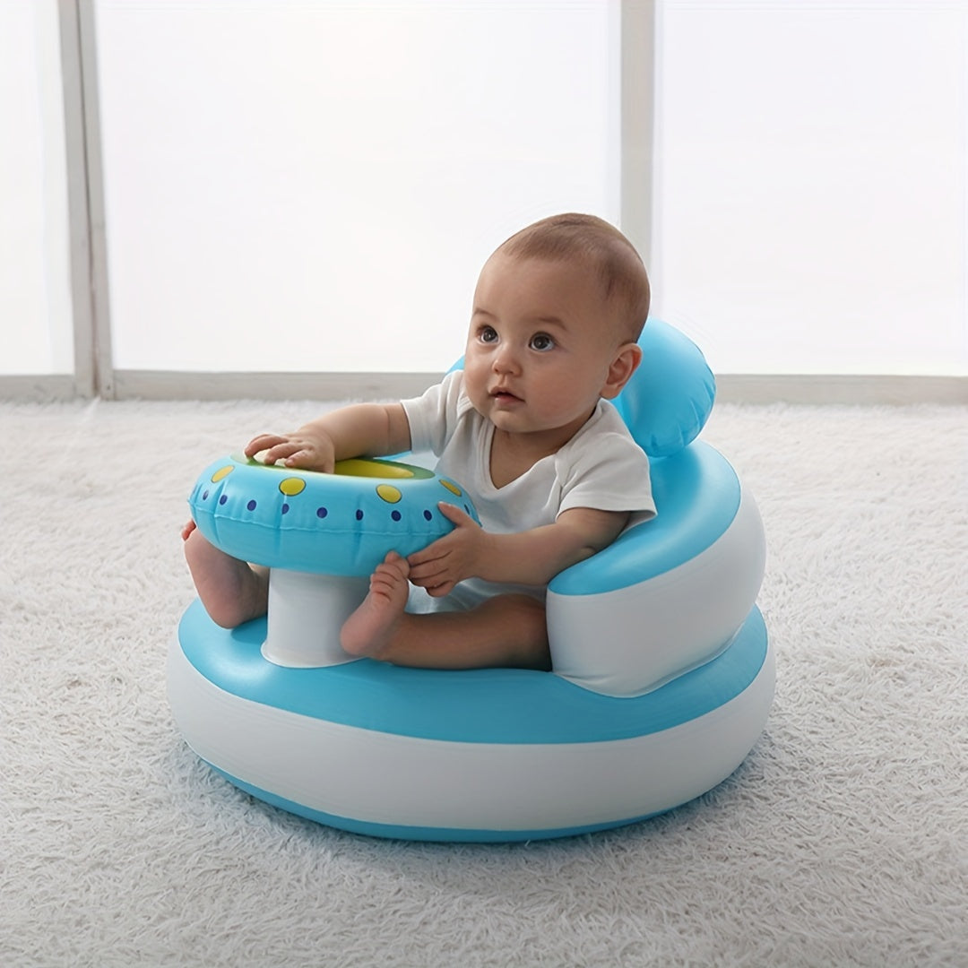 Inflatable Baby Chair for Toddlers with Air Pump PVC Material Summer Use