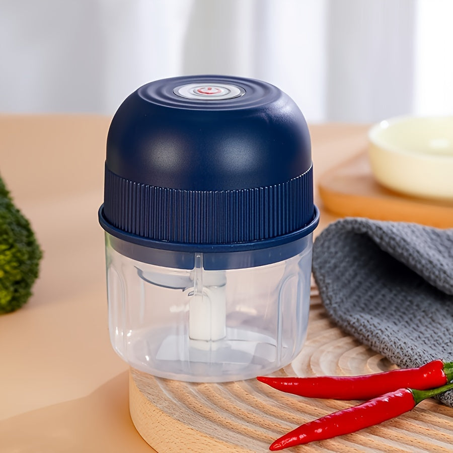 250ml Electric Mini Garlic Chopper USB Meat Grinder for Ginger and Vegetables