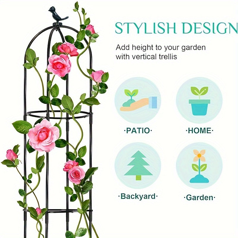 Регулируемая многоуровневая стойка для птиц для комнатных и уличных растений и вьющихся растений