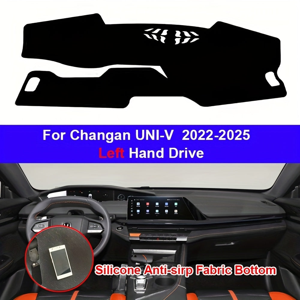 Left-Hand Drive Silicone Car Dashboard Cover Sunshade for 2022-2025