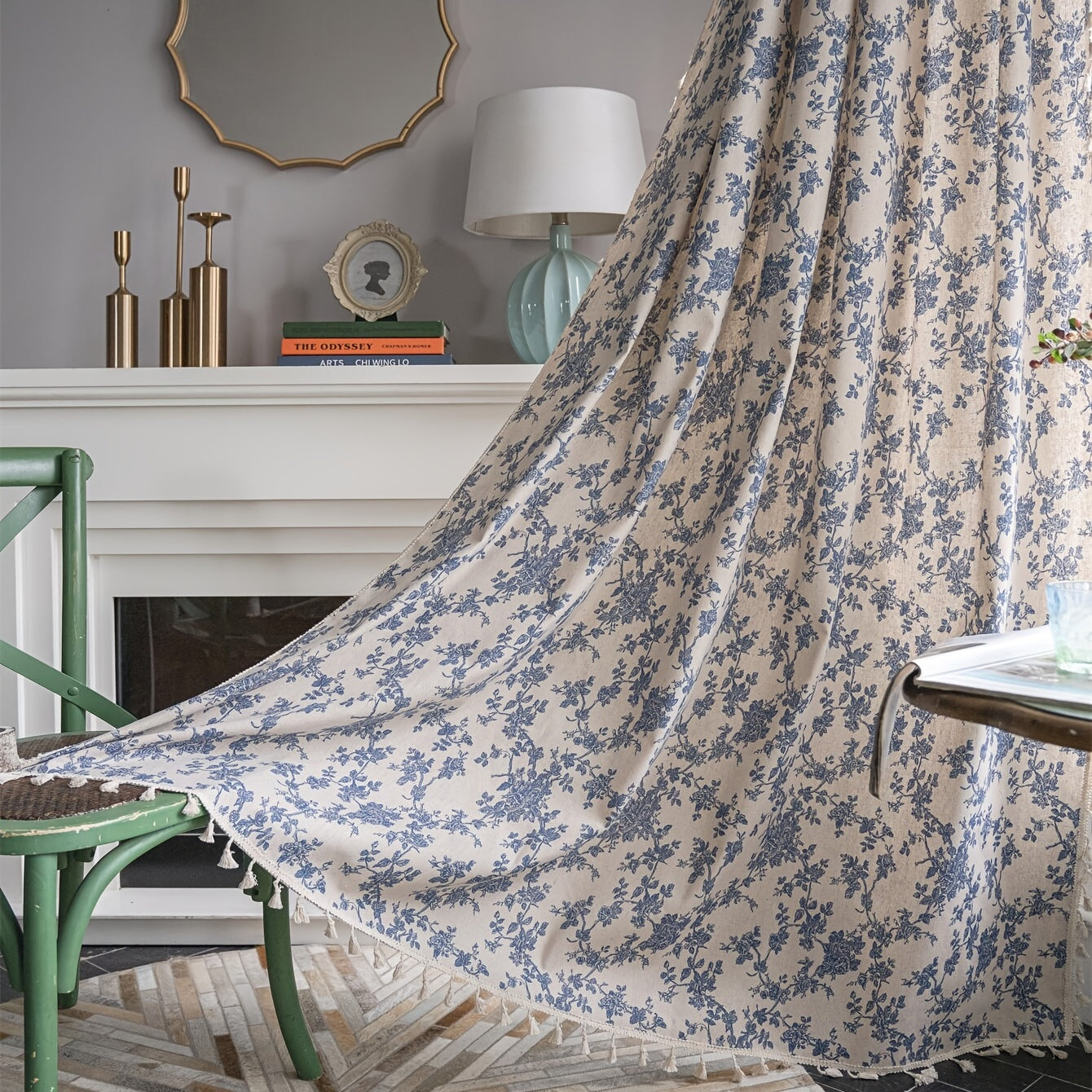 Amerika mamlakati mamlakat gul paxtali choyshab choyshabli mato bej rangli qirqilgan deraza pardasi uchun yashash xonasi yotoqxona oshxona