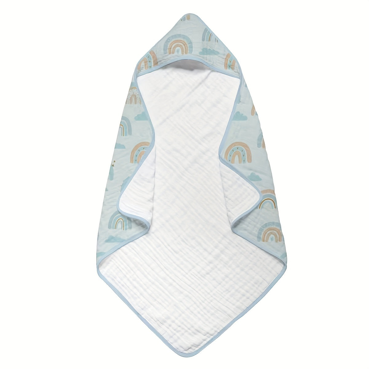 Baby Cotton Hooded Bath Towel for Infants 0-3 Years Soft Absorbent