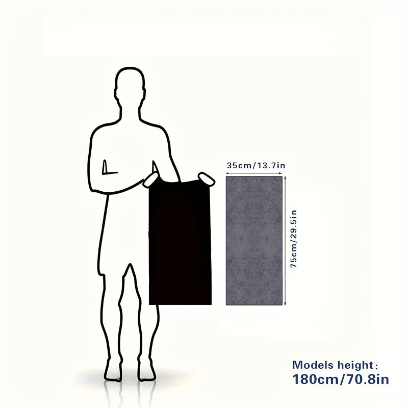 Набор из 8 многоразовых серых микрофибровых тряпок для чистки автомобиля, 35,05x74,93 см