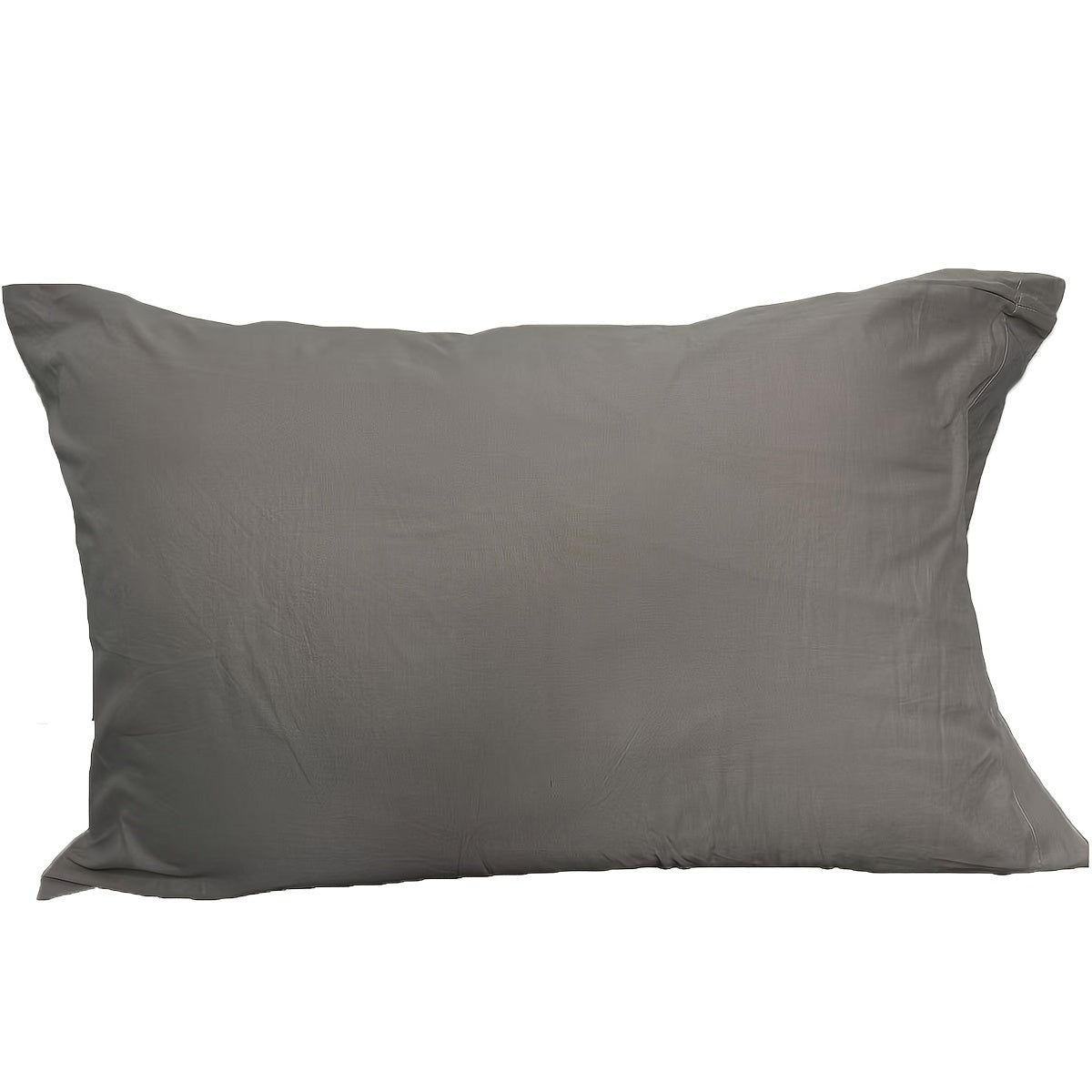 Standart o'lchamdagi organik yostiq qopqog'i, konvert yopilishi, 80-taqsimlangan to'qima - Yumshoq va nafas oladigan - Ranglar mavjud: Khaki, Bej, Burgundi, Dengiz ko'k.