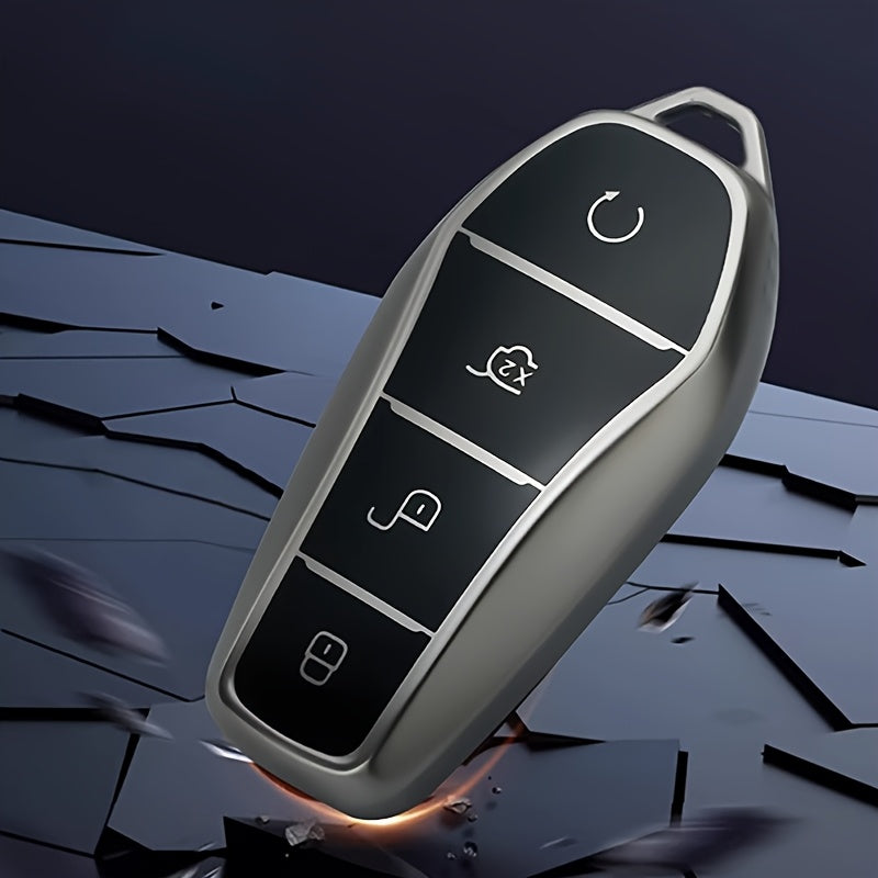 Universal TPU Car Key Cover Black Scratch-Resistant Anti-Fall Protection