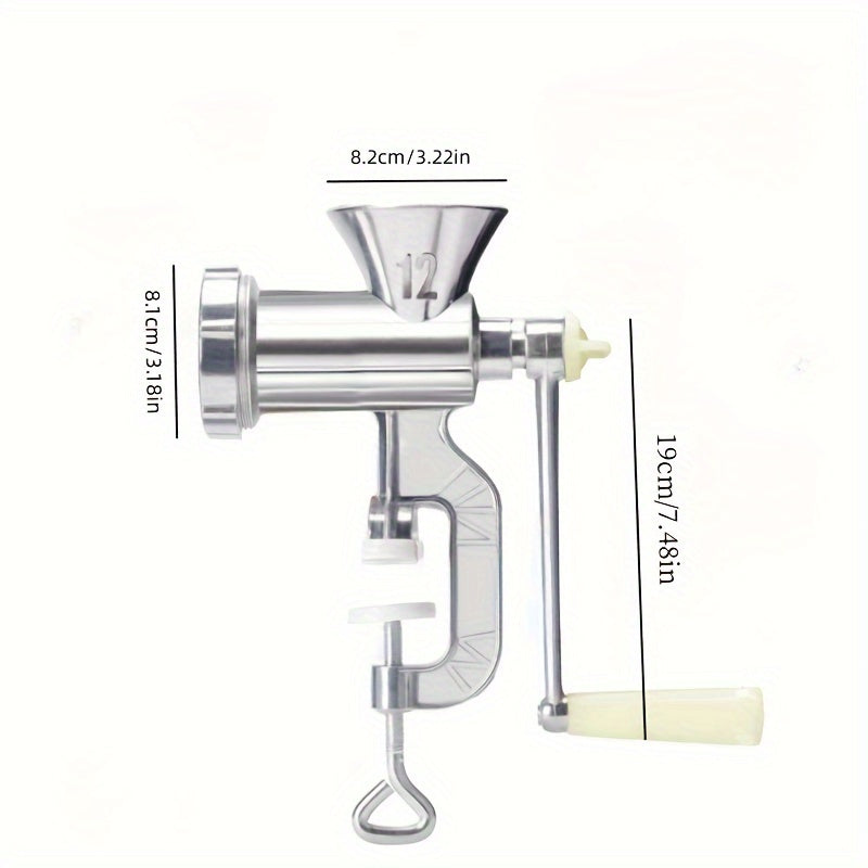 Manual Meat Grinder Hand-Crank Sausage Maker with Staining Jar for Home Use