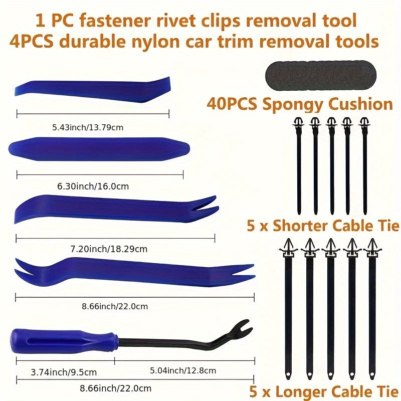 Car Bumper Repair Kit Durable Plastic Fasteners Screws Auto Maintenance