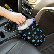 Cubo de basura para coche de fibra de poliéster, portátil, para coche, camping, cocina