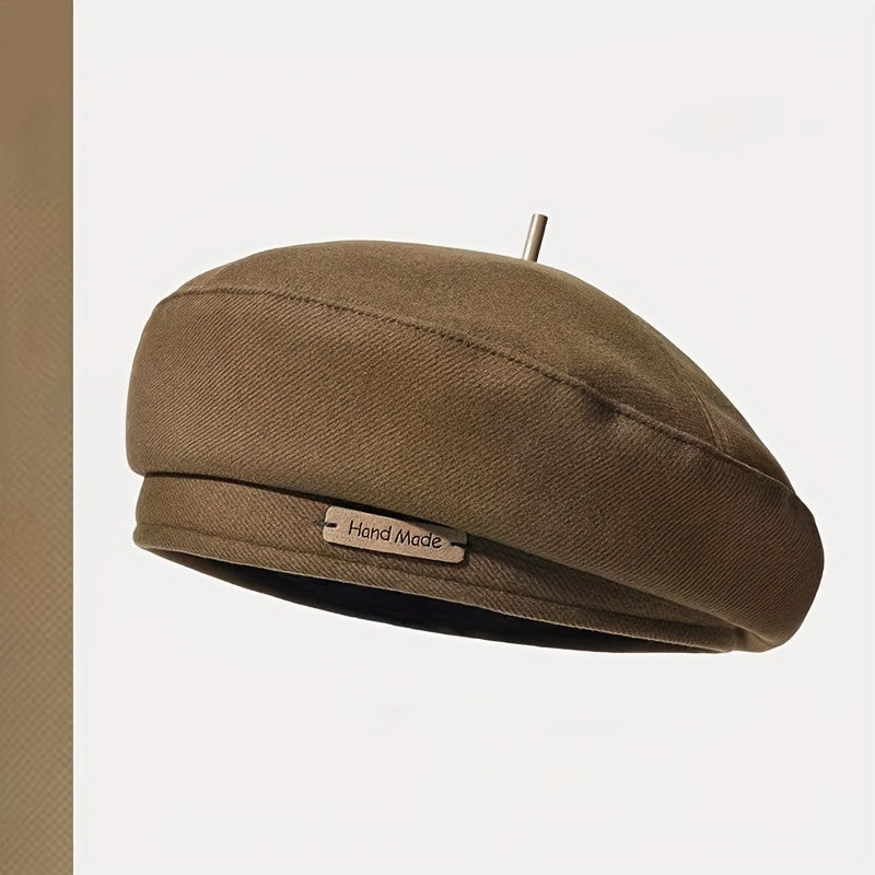 Women's Adjustable Lightweight Polyester Beret for Casual and Party Wear