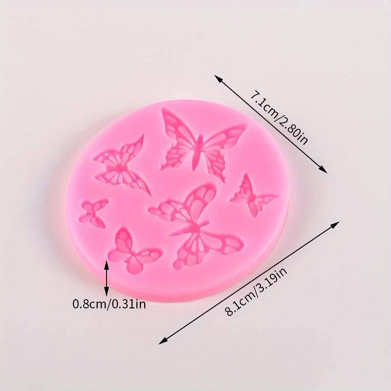 Mini Butterfly Silicone Mold for Baking Candy Chocolate Cupcake Decorating