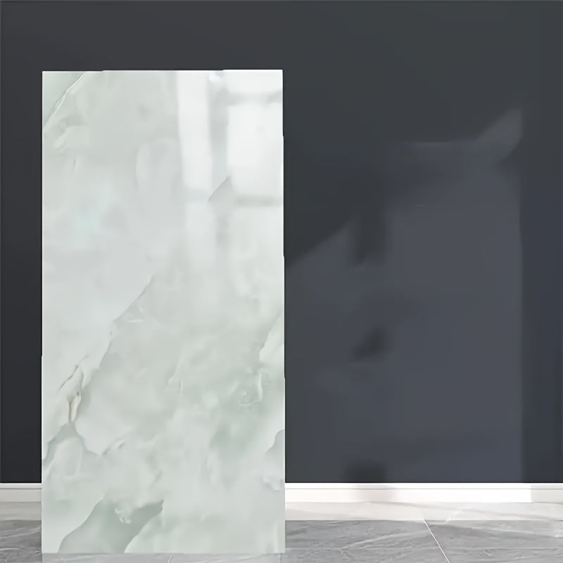 3D Marble Peel and Stick Wall Tiles Waterproof Vinyl Self-Adhesive Texturizing Decor