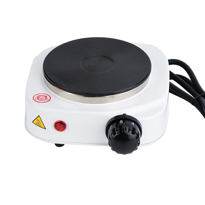 Oq portativ mini elektr pechka bilan 5- bosqichli harorat nazorati, kompakt dizayn va Evropa rozetkasi - Oshxona, hunarmandchilik, DIY uchun ajoyib