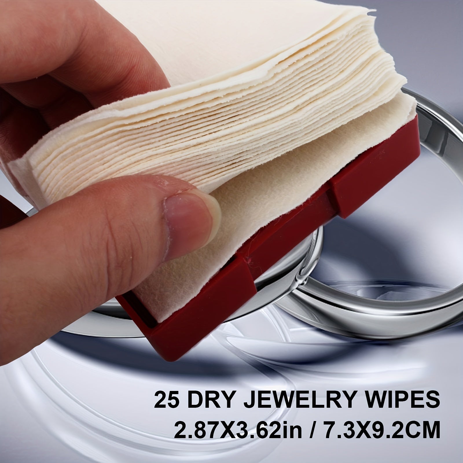 Jewelry Cleaning Wipes for Gold and Silver Polishing Portable Deoxidizing Cloths