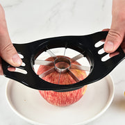 Stainless Steel Apple Slicer and Corer with Ergonomic Handle Manual Fruit Cutter