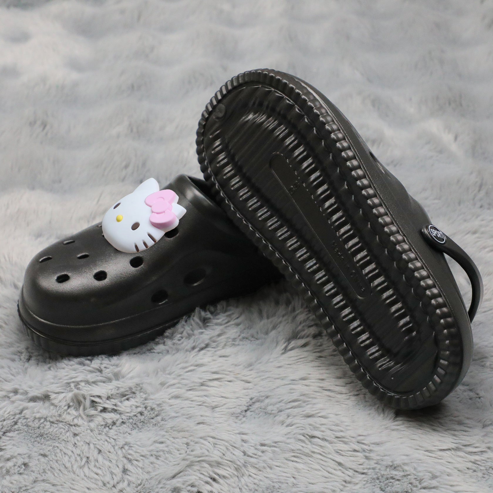 Women's EVA Clogs with 3D Pattern, Thick Soles, Breathable for Summer