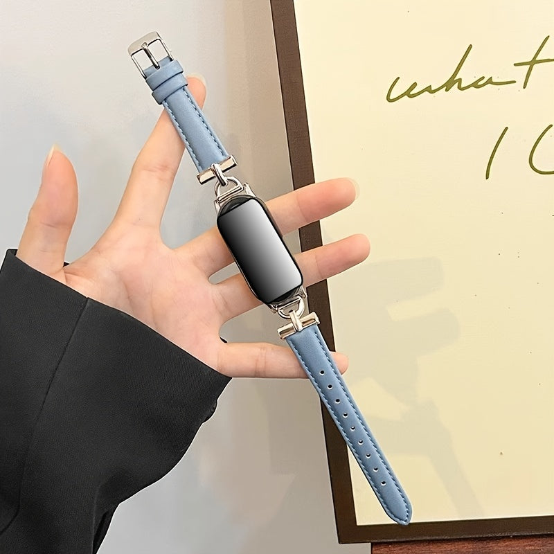 Synthetic Leather Watch Strap for Men and Women with D-Buckle NFC Fit Durable Breathable